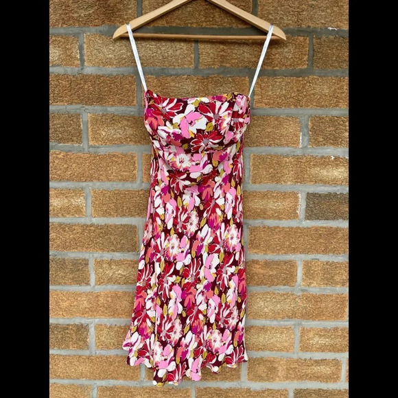 SHOSHANNA - SILK STRAPLESS DRESS 2 - Picture 1 of 10